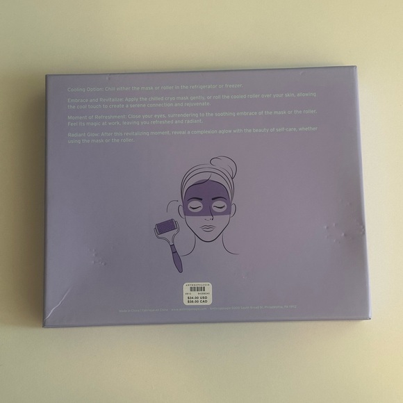 Anthropologie Lavish Luminescence Cryo Face Mask + Roller Set - Picture 4 of 7